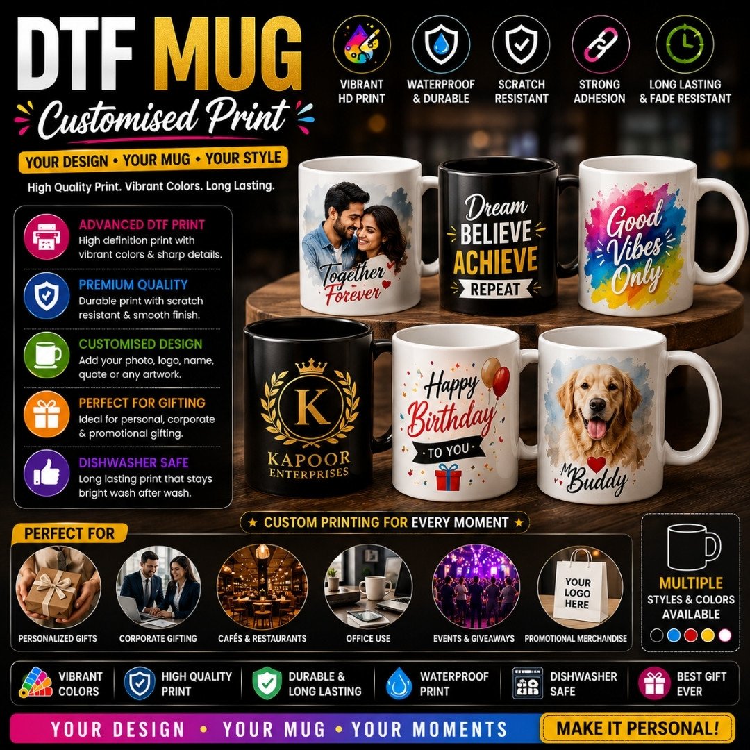 MONICA DIGITAL - DTF Mug Customized Print