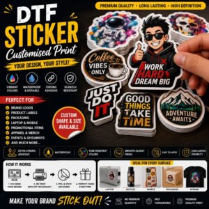 MONICA DIGITAL - DTF Sticker Customised Print