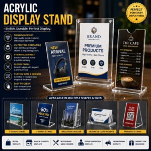 MONICA DIGITAL GRAPHIC - Acrylic Display Stand